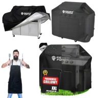 POKROWIEC NA GRILL OGRODOWY WODOODPORNY MOCNY SOLIDNY TRWAŁY 100X60X95 CM