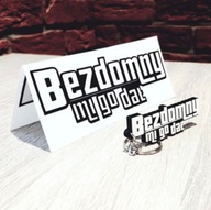 Zestaw Bezdomnego / Naklejka + Brelok / TrzymajUśmiech