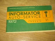AUTO-SERVICE informator woj. Łódzkiego 1972 zjednoczenie zaplecza technicz.