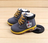 BUCIKI NIEMOWLĘCE Kozaczki OCIEPLANE ROZM 21 ciepłe buty ZIMOWE