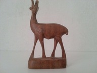 Rzeźba DREWNIANA FIGURKA JELONEK