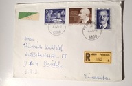Koperta z obiegu. Kasownik, R-ka Feldkirch. 04539