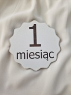 Tabliczki do zdjęć 12 miesięcy pamiątkowe zdjęcia CIĄŻA DZIECKO