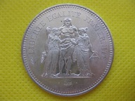 50 franków - 1977 - Herkules - srebro - Gratis dostawa