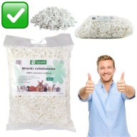 WIÓRKI CELULOZOWE PLUSZOWE DLA ZWIERZĄT TROCINY BIAŁE NATURALNE | SPARK