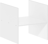 Wkład organizera do kostki Furinno Cubicle H-Shelf Cube, biały