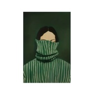 „Zielony Spokój” – Minimalistyczny Plakat Dekoracyjny