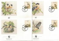 7-FDC14- Portugalia-Azory WWF,Ptaki-Gile ,1980r