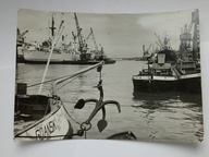 GDAŃSK - Port - stara pocztówka z 1960 r