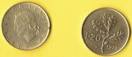 WŁOCHY 20 Lira 1973 r.