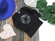 American Apparel - czarna bluzeczka pilot menu 74