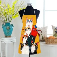 Fartuch kuchenny fartuszek koty uroczy kolorowy anime śmiesznyprezent KAT