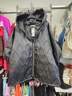 Kurtka plus size czarna, przejściowa pikowana Italy !!!