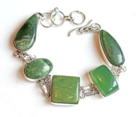 Duża Bransoletka Nefryt