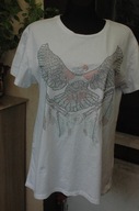 CIZLI sliczna bluzka, t-shirt zorłem kamyczkami r 44/46