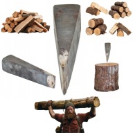 KLIN DO ROZŁUPYWANIA DREWNA DRZEWA 3KG KUTA STAL HARTOWANA ROZŁUPUJĄCY