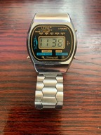 ZEGAREK ELEKTRONICZNY LCD SREBRNY LEVIS