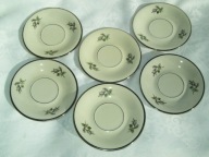 PORCELANOWY SPODEK, SALATERKA - KPM DANIA- KWIATY