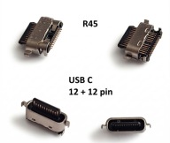 Gniazdo port USB C do lutowania 24 PIN 3.1 SMD (r45) Samsung Motorola