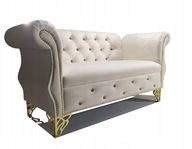 Sofa kanapa glamour dwuosobowa