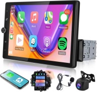 Radio samochodowe 1 DIN 10,4" Wireless Apple CarPlay/Android Auto
