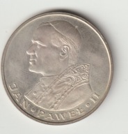 PRL 1000 zloty Jan Pawel II 1982 srebro stan 1