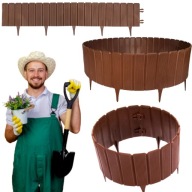 OBRZEŻA OGRODOWE TRAWNIKOWE Z TWORZYWA SZTUCZNEGO DO OGRÓDKA 100 cm x 24 cm