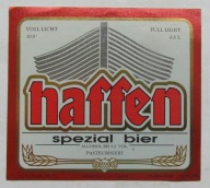 ETYKIETA PIWO HAFFEN BROWAR ŁÓDŹ ROZLEWNIA JAWIS JAWORZNO
