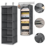Wiszący Regał Półki Materiałowe Do Szafy Organizer Na Ubrania Skłądany 1szt