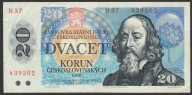 Czechosłowacja 20 koron 1988 - Jan Komensky