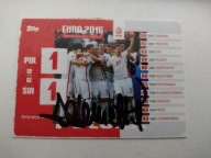Karta topps autograf Polska Adam Nawałka Ćwierćfinalista Turnieju PZPN 2024