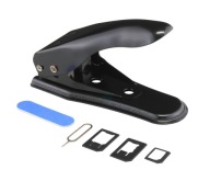 Wycinarka do kart sim 2w1 MICRO SIM NANO SIM Wykrojnik Dziurkacz I Adaptery