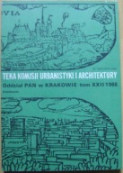 TEKA KOMISJI URBANISTYKI I ARCHITEKTURY -tom XXII -1988 rok