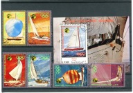 A50536)Marynistyka: Jemen A.R. 1426 - 1431 + Bl 170 kasowany