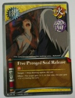 Karta Naruto CCG Jutsu Five Pronged Seal Release - J-675