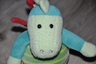 pluszak maskotka fajny smok z grzechotką