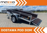PRZYCZEPKA TOP TRAILER DOSTAWA DMC750KG 252x135x39CM BURTY SKLEJKA UCHYLNA