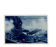 Okręt Wojenny Pocztówka