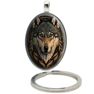 Brelok do kluczy/ka ozdobna zawieszka - Wilk