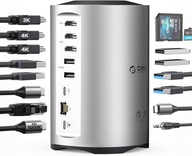 Stacja dokująca 15w1 koncentrator USB HDMI PD SD/TF PD 3xLCD ORICO CDH-YD3