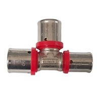 PEX TRÓJNIK REDUKCYJNY 20x20x16 ZACISKANY ALUPEX ZAPRASOWYWANY