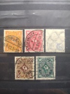 1922 NIEMCY D.R. - Mi. 205 - 209 kas.