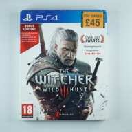 Wiedźmin 3 Witcher 3 Premierowa angielska PS4 + soundtrack, mapa, naklejki