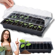 MINI SZKLARNIA SZKLARENKA DOMOWA OGRODOWA NA PARAPET DO WYSIEWU NA BALKON