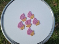 Dekoracje na tort, KOMUNIA ŚWIĘTA, winogrono