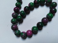 H6- ZOISYT z RUBINEM - kula - 12mm - 10 sztuk