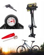 POMPKA ROWEROWA GARAŻOWA DUNLOP CZARNY + KOŃCÓWKI