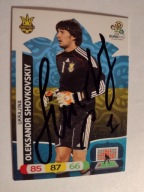 Karta panini autograf Ukraina Euro 2012 Shovkovskiy