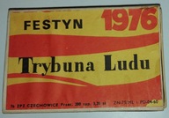 Zapałki Festyn TRYBUNY LUDU 1976. PRL
