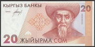 Kirgistan 20 som 1994 - AB - stan bankowy UNC